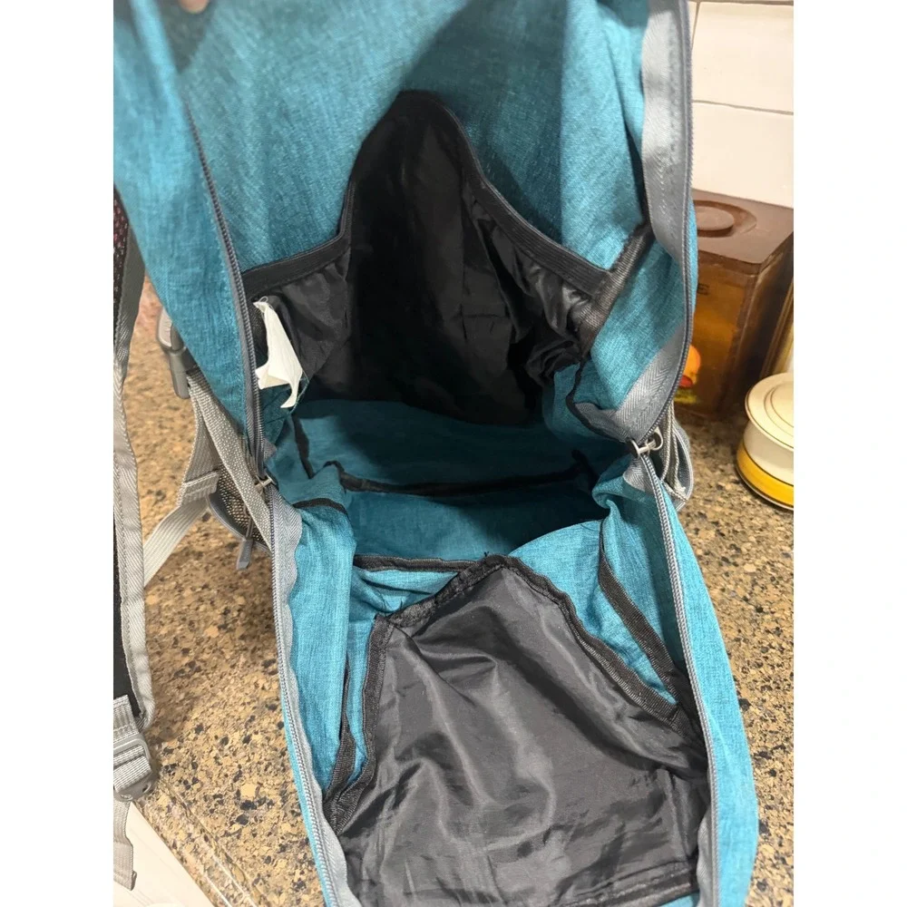 Waterfly Teal Blue Foldable‎ Lightweight Hiking Backpack Daypack Travel Bag